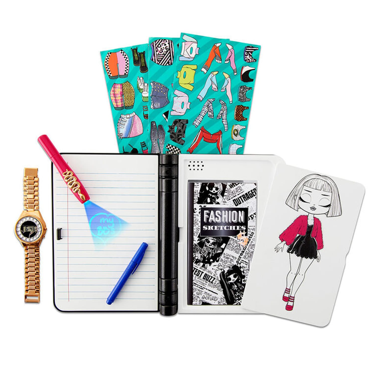 L.O.L. Surprise! O.M.G. Fashion Journal - Electronic Password Journal with Watch, product image 2
