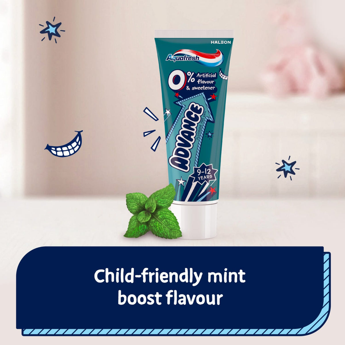Aquafresh Advance Kids Toothpaste 9-12 Years 75 ml, product image 9