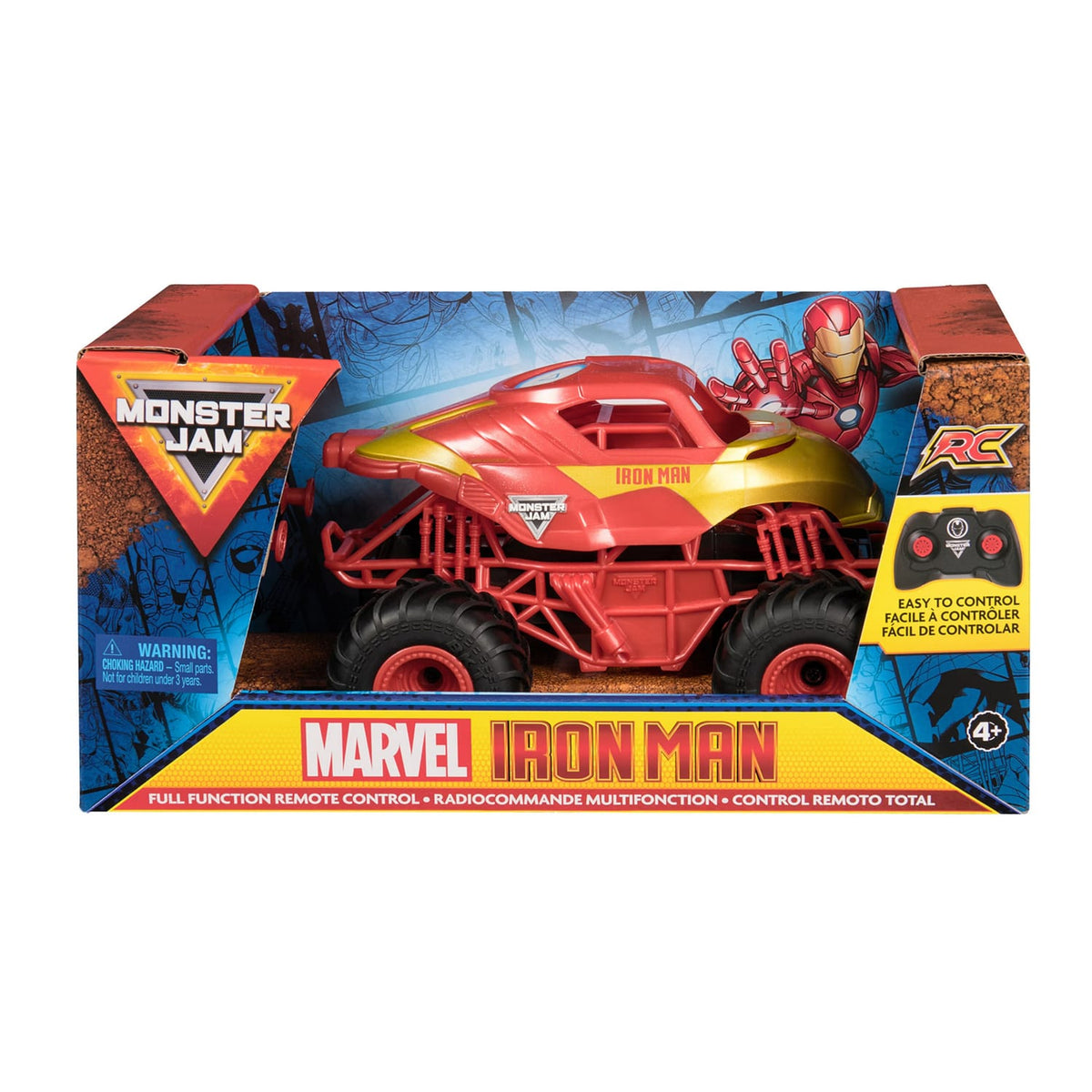 Monster Jam Full Function RC Monster Truck - Marvel Iron Man, product image 2
