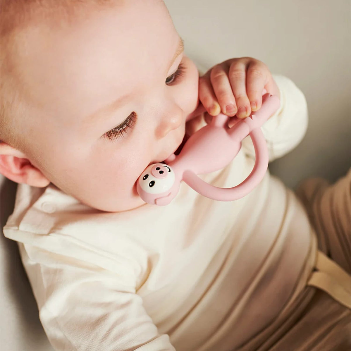 Matchstick Monkey Pickle Pig Teether, product image 2