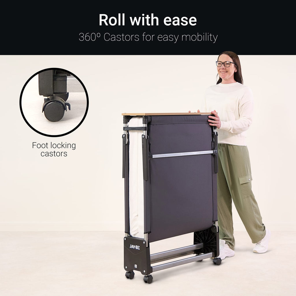 Jay-Be RM80 Rollaway Folding Bed with Memory Mattress - Single, product image 6