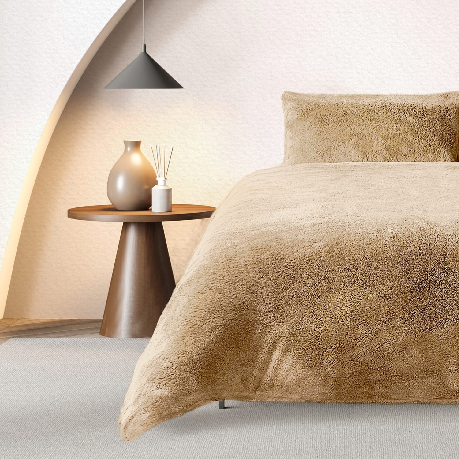 The Winter Warmer Collection Teddy Double Duvet Set, product image 3