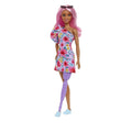 Barbie Fashionista Doll - Floral Print Off The Shoulder Dress
