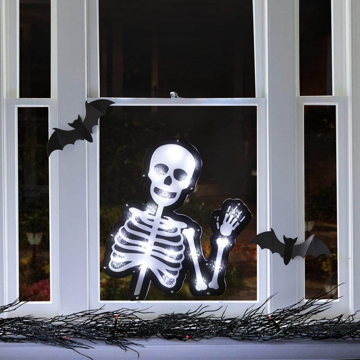 Haunted House Light Up Window Decoration, product image 3
