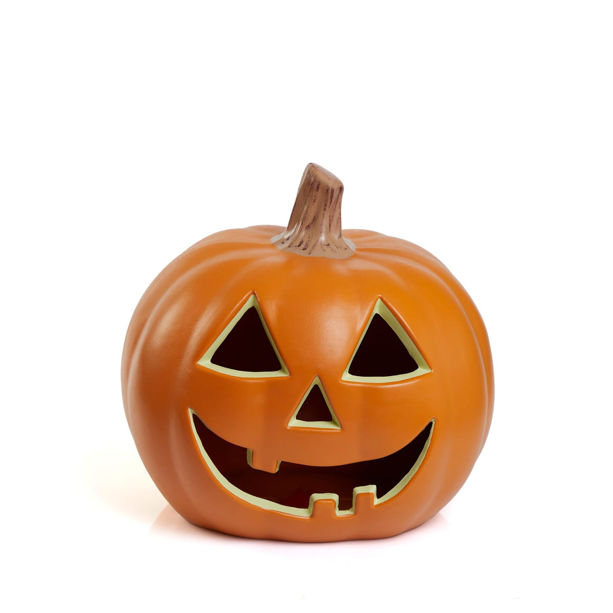 Haunted House LED Light Up Pumpkin - Orange, product image 2