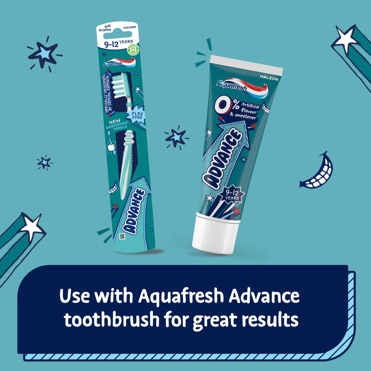 Aquafresh Advance Kids Toothpaste 9-12 Years 75 ml, product image 10