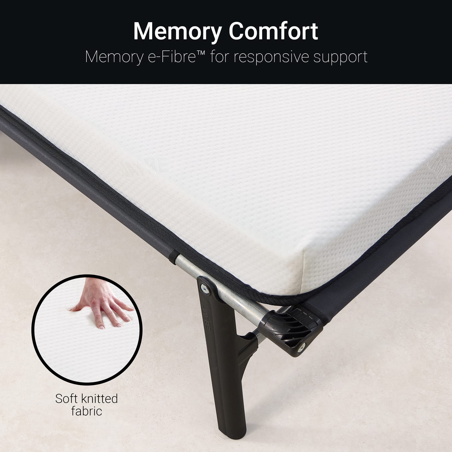 Jay-Be RM80 Rollaway Folding Bed with Memory Mattress - Single, product image 5