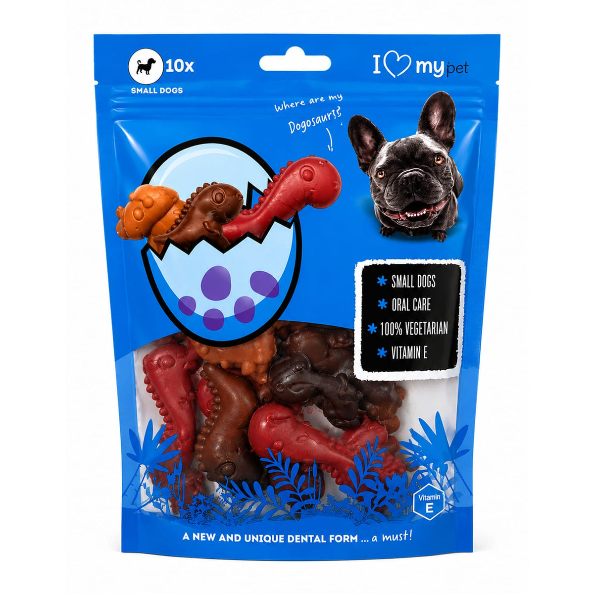 I Love My Pet Small Dinosaur Chews 10 Pack