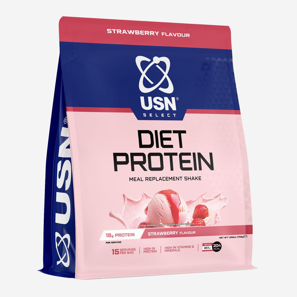 USN Select Diet Protein Strawberry 750g